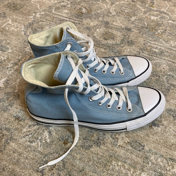Converse Shoes - High Top Baby Blue Converse Sneakers